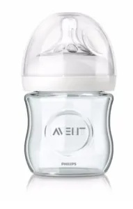 Buteliukas AVENT Natural stiklinis 120ml N1 (1/671)